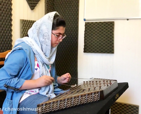 سنتورنوازان آموزشگاه موسیقی چاووش شیراز