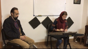 اجرای هنرجویی سنتورنوازان موسیقی چاووش شیراز