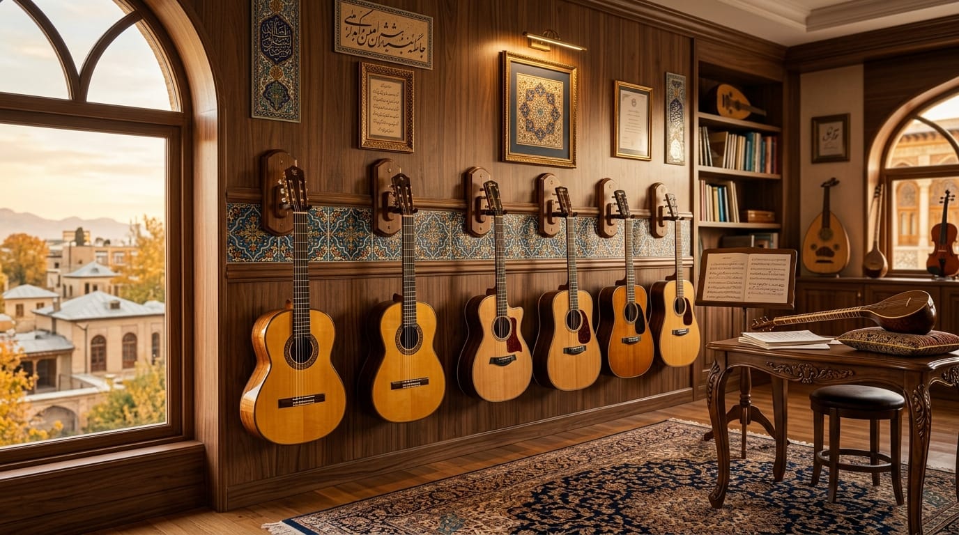 هزینه کلاس گیتار در شیراز
